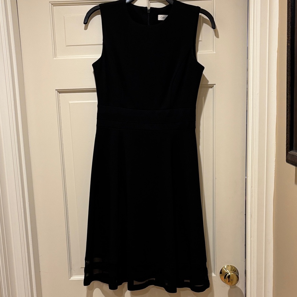 Calvin Klein Black Sleeveless Dress
